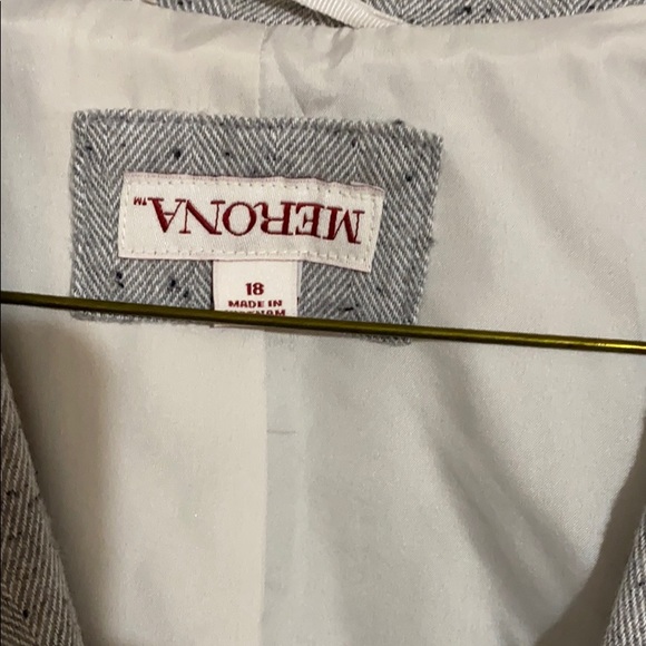 Target Merona Gray Blazer - Picture 3 of 7